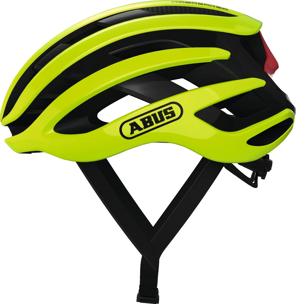 Abus AirBraker Neon Yellow L 59-61 Cm Helm 1 Abus AirBraker Neon Yellow L 59-61 Cm Helm