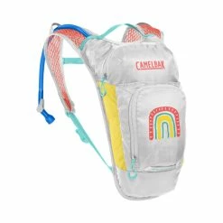 Camelbak Mini M.U.L.E. Grey Rainbow Kinderrucksack Mit 1.5 L Trinksystem
