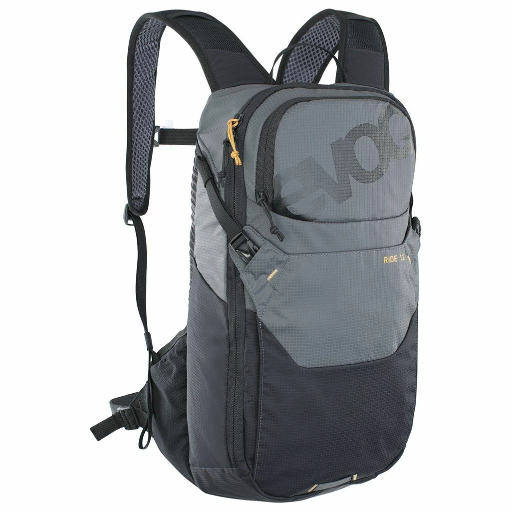 Evoc Ride 12 Rucksack Inkl. 2l Trinkblase Carbon Grey/black 1 Evoc Ride 12 Rucksack Inkl. 2l Trinkblase Carbon Grey/black