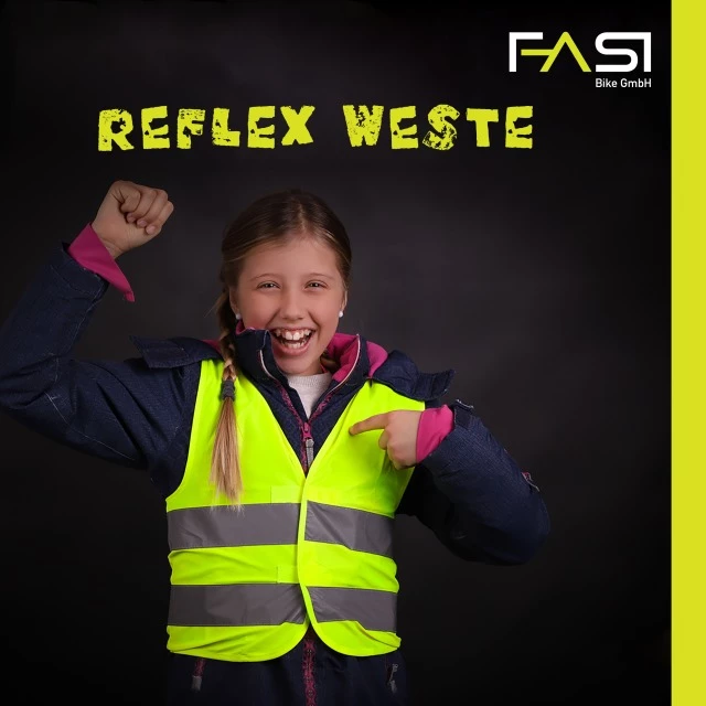FASI Reflexweste Kiddy Neongelb 2 FASI Reflexweste Kiddy Neongelb – Bild 2