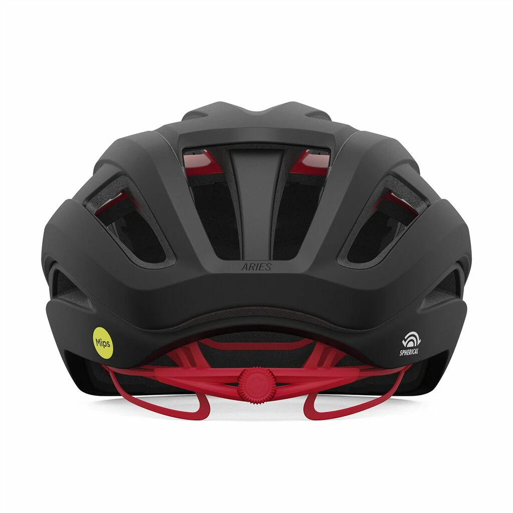 Giro Aries Spherical MIPS Matte Carbon/red M 55-59 Cm Helm 3 Giro Aries Spherical MIPS Matte Carbon/red M 55-59 Cm Helm – Bild 3