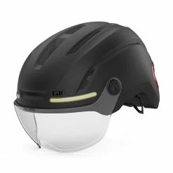 Giro Ethos LED Shield MIPS Matte Black S 51-55 Cm Helm